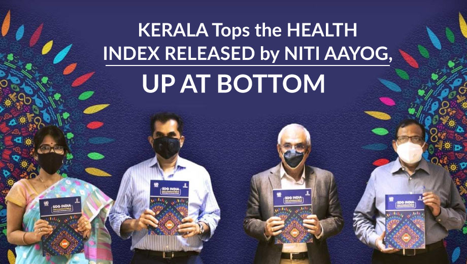 Kerala ranks first in India's health index